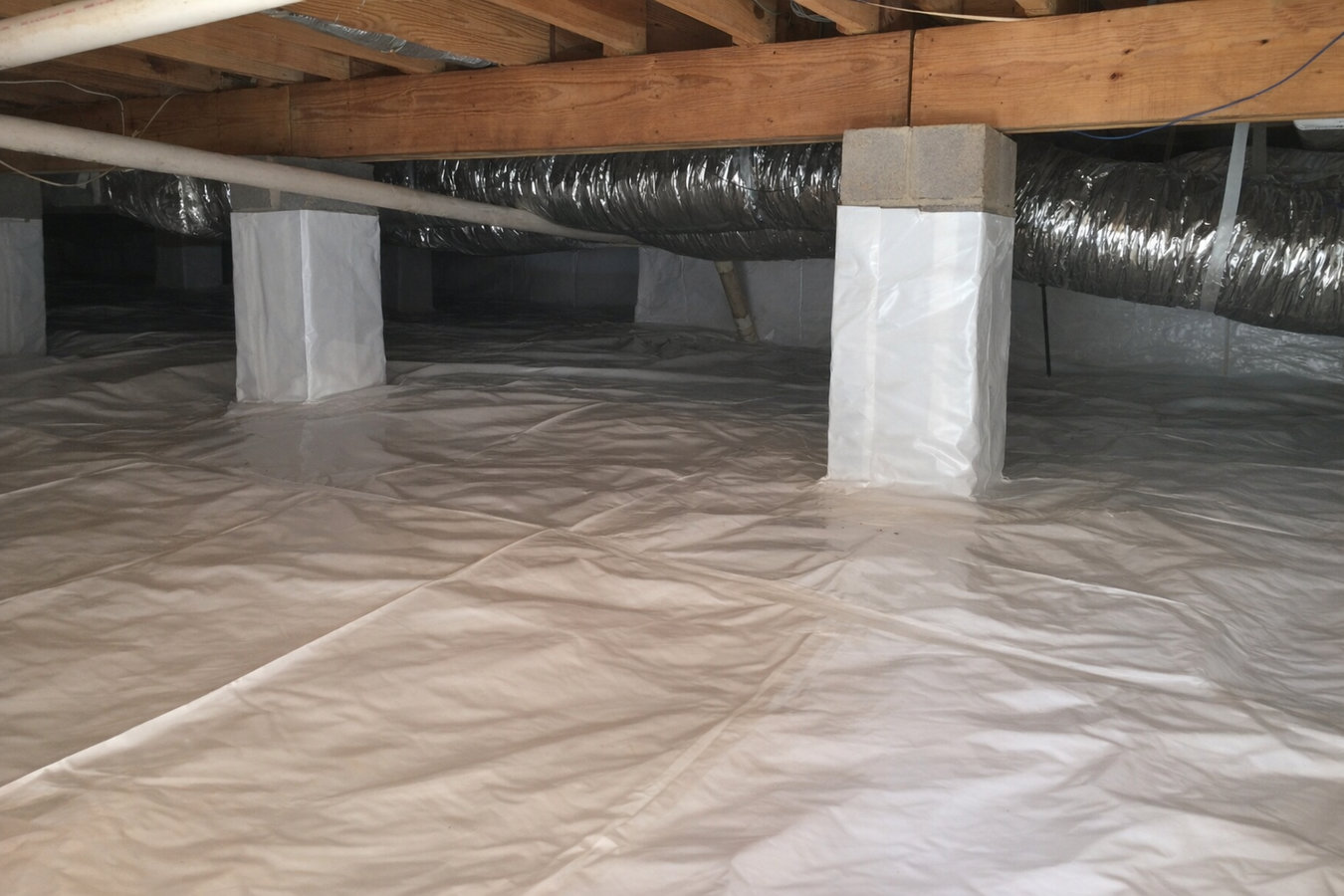 Crawl space vapor barrier in Lompoc, CA